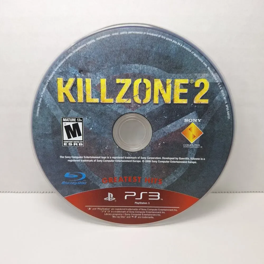 Killzone 2 & Killzone 3 Video Game Bundle With Case - Sony PlayStation 3 PS3